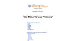 Desktop Screenshot of enthropia.com